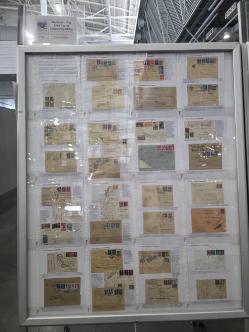 Romania- Cluj 1945 Postal Censorship Office — frame 1305, exhibited by Mircea Cornel Muresan