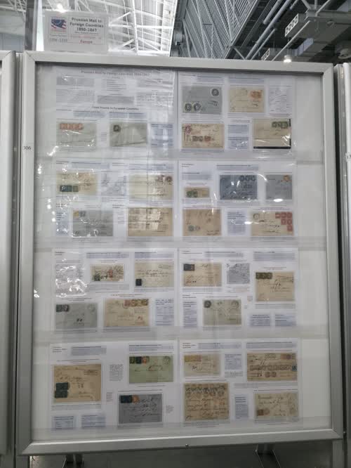 Prussian Mail to Foreign Countries 1850-1867 — frame 1306, exhibited by Alfred Schmidt