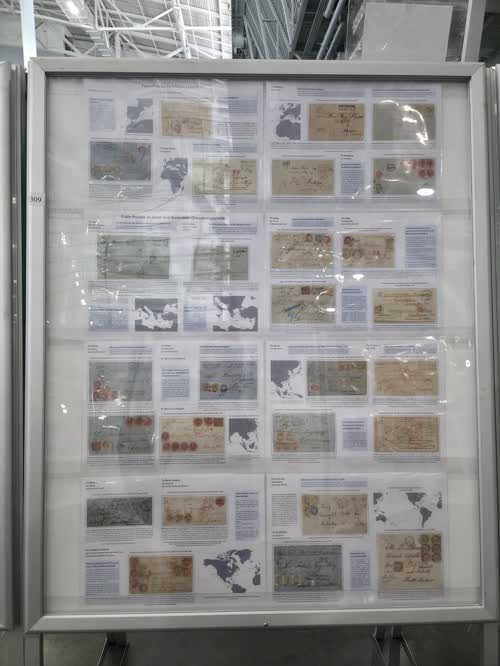 Prussian Mail to Foreign Countries 1850-1867 — frame 1309, exhibited by Alfred Schmidt