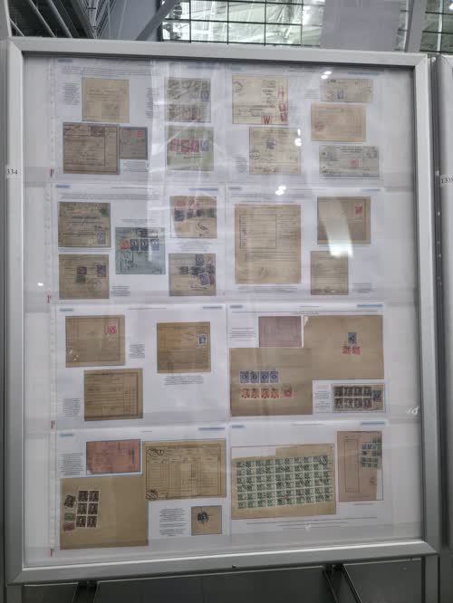 The Usage of Postage Due Stamps in the Austrian First Republic — frame 1334, exhibited by Peter Huethmair