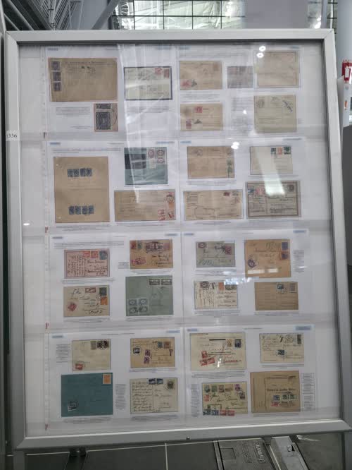 The Usage of Postage Due Stamps in the Austrian First Republic — frame 1336, exhibited by Peter Huethmair