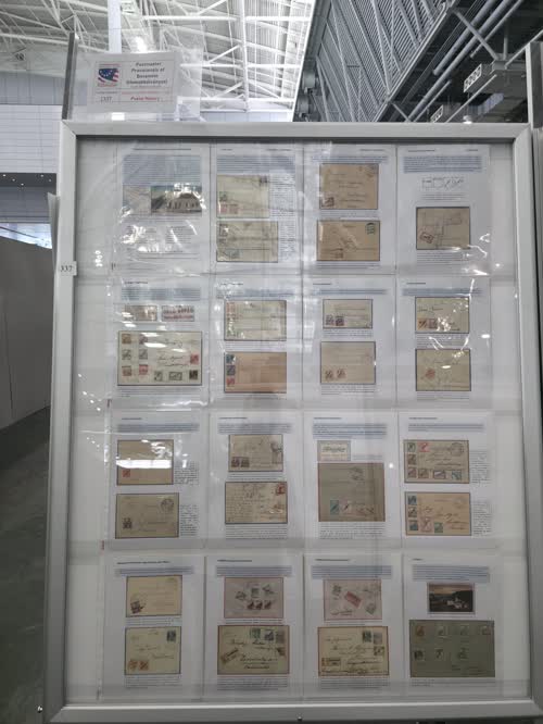 Postmaster Provisionals of Bavaniste (Homokbálványos) — frame 1337, exhibited by Zsolt Bodnar