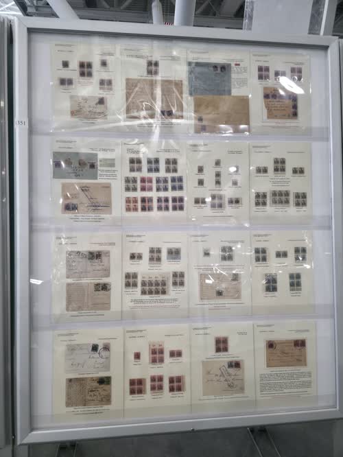 POLAND: Warsaw Postal Administration – First Issues of a New Country November 11, 1918 – June 1919 — frame 1351, exhibited by James P. Mazepa