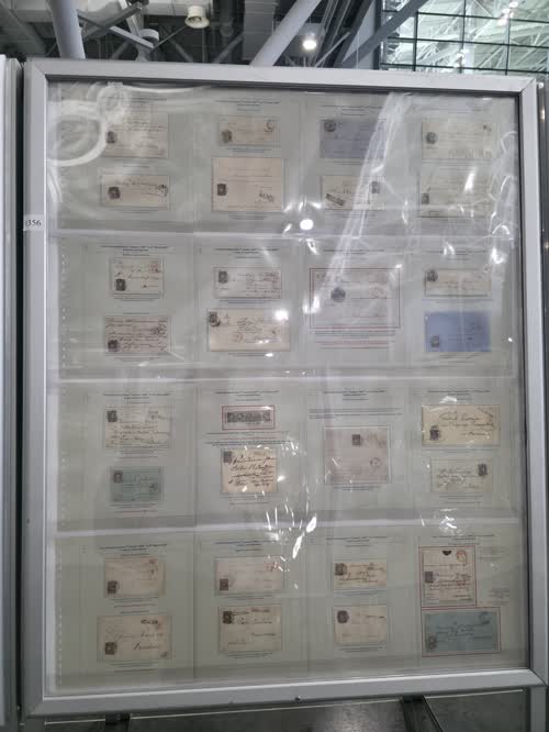 Postal History of Kingdom of Poland 1858-1865 — frame 1356, exhibited by Bogdan Pelc