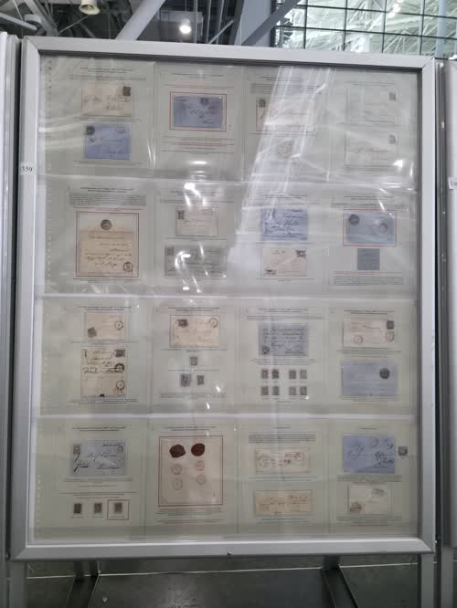 Postal History of Kingdom of Poland 1858-1865 — frame 1359, exhibited by Bogdan Pelc