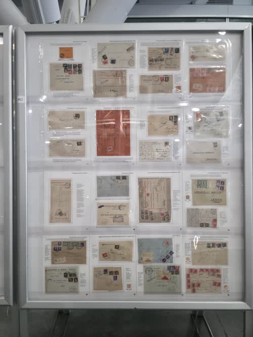Postal History of the Italian Social Republic 1943-1945 — frame 1482, exhibited by Seref Bornovali