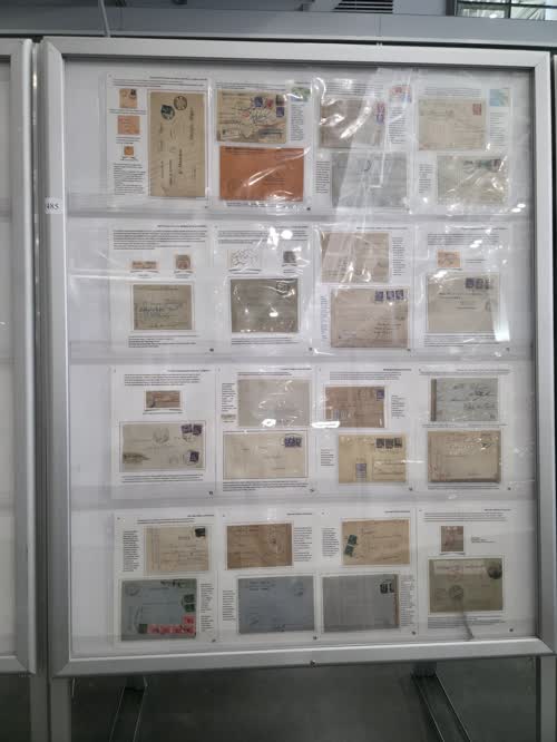 Postal History of the Italian Social Republic 1943-1945 — frame 1485, exhibited by Seref Bornovali