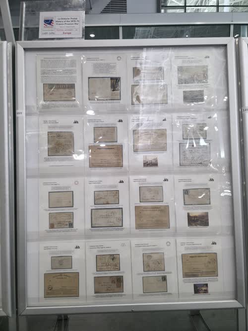 La Debacle: Postal History of the 1870-71 Franco-Prussian War — frame 1489, exhibited by Steven C. Walske