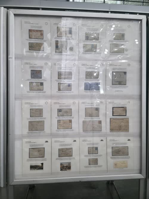 La Debacle: Postal History of the 1870-71 Franco-Prussian War — frame 1492, exhibited by Steven C. Walske