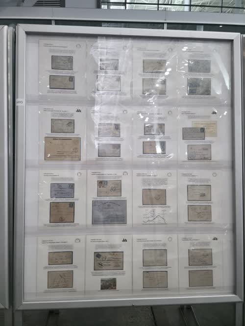 La Debacle: Postal History of the 1870-71 Franco-Prussian War — frame 1493, exhibited by Steven C. Walske