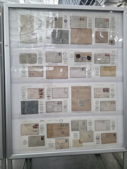 Cancellation Types of the Provisional Era in Latvia: 1919-1921 — frame 1499, exhibited by Vesma Grinfelds