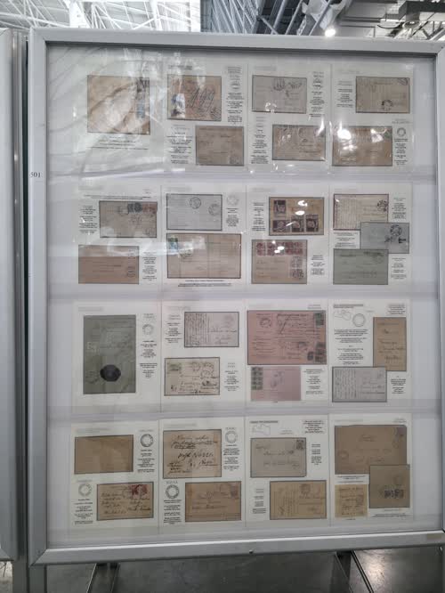 Cancellation Types of the Provisional Era in Latvia: 1919-1921 — frame 1501, exhibited by Vesma Grinfelds