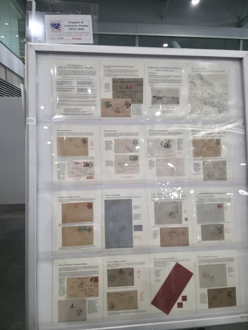 Kingdom of Lombardy-Venetia (1815-1866) — frame 1521, exhibited by Dr. Heinrich E. Stepniczka