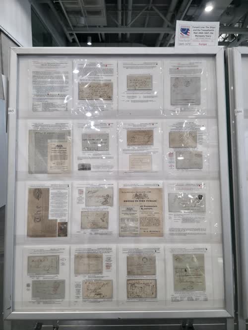 Cunard Line: The Ships and the Transatlantic Mail 1840-1867, the Monopoly Years. — frame 1665, exhibited by Eigil Trondsen