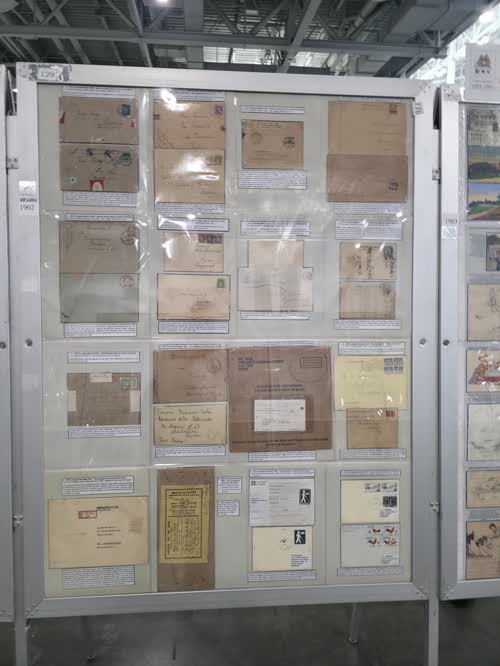 Mail for the Blind – Selection of Rare Letters — frame 1902, exhibited by Franz-Karl Lindner