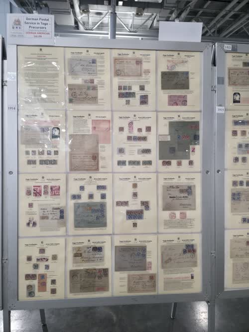 German Postal Service in Togo - Precursors — frame 1914, exhibited by Tilmann Nössig