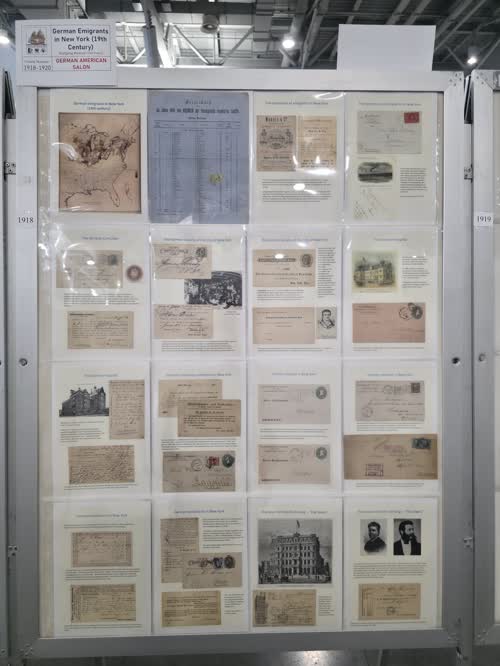 German Emigrants in New York (19th Century) — frame 1918, exhibited by Wolfgang Maassen