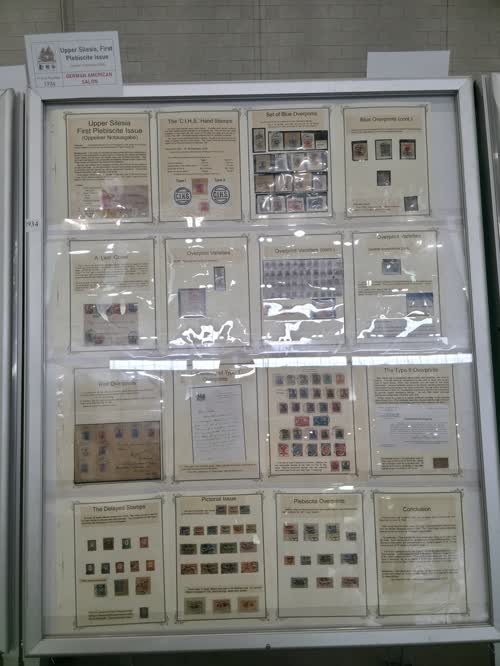 Upper Silesia, First Plebiscite Issue — frame 1934, exhibited by David C. Robertson