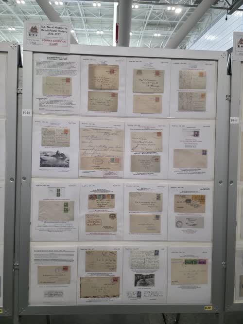 U.S. Naval Mission to Brazil Postal History 1922-1977 — frame 1948, exhibited by Thomas Joseph Richards
