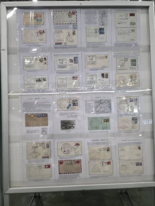 Postal History of North American Drift Stations — frame 2088, exhibited by Michel Goudot