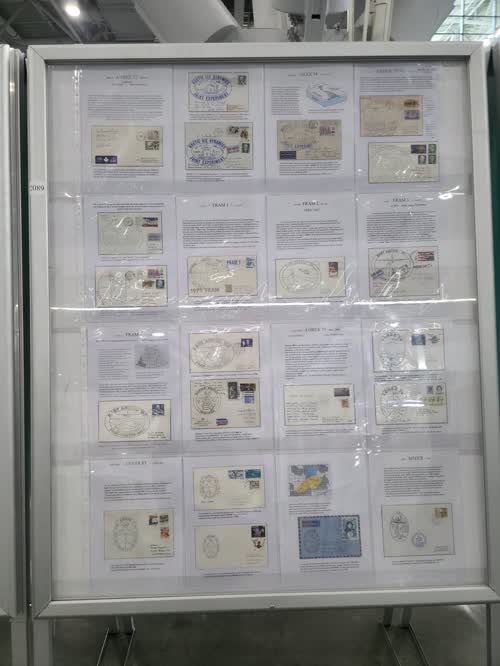 Postal History of North American Drift Stations — frame 2089, exhibited by Michel Goudot