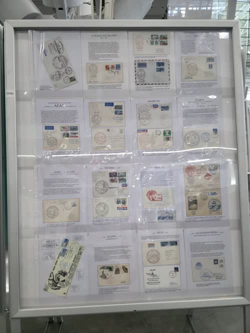 Postal History of North American Drift Stations — frame 2090, exhibited by Michel Goudot