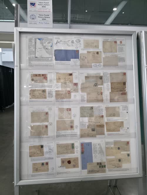 Yukon Postal History Before WWII — frame 2091, exhibited by Kevin O'Reilly