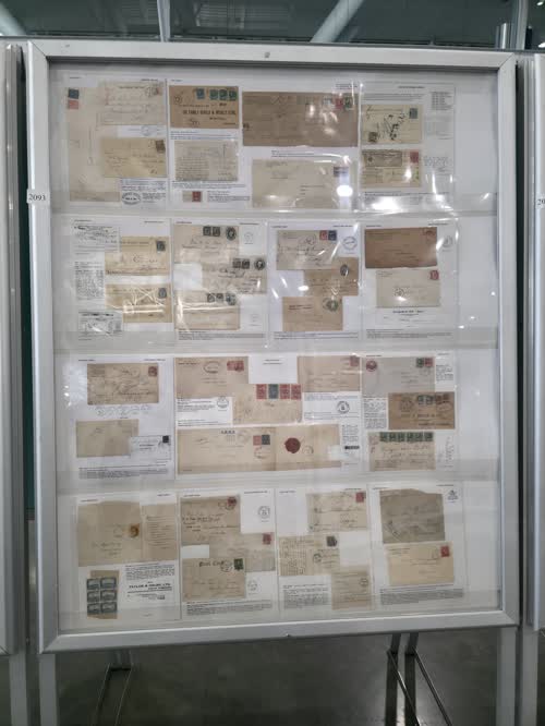 Yukon Postal History Before WWII — frame 2093, exhibited by Kevin O'Reilly