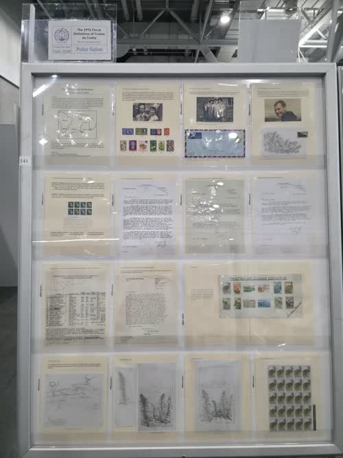 The 1972 Floral Definitives of Tristan da Cunha — frame 2141, exhibited by Mark A. Butterline