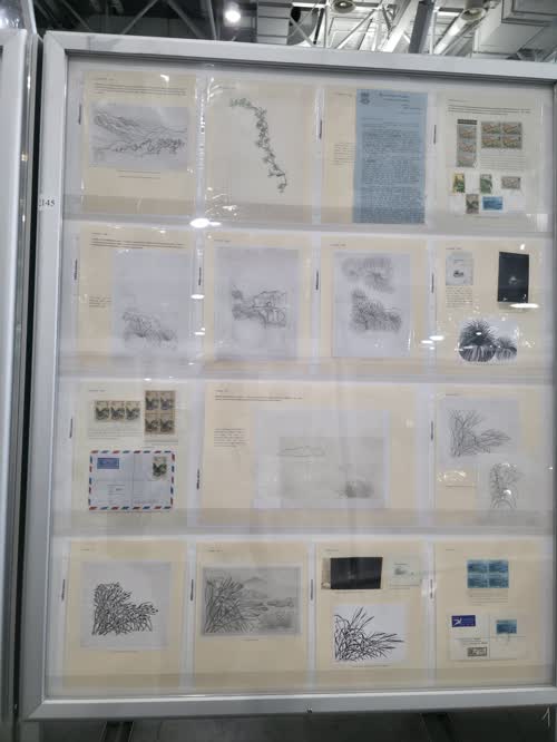 The 1972 Floral Definitives of Tristan da Cunha — frame 2145, exhibited by Mark A. Butterline