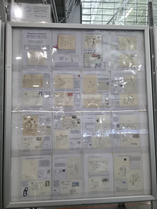 The Postcards Drawn by Paul-Emile Victor (P.E.V) for the French Polar Expeditions 1947-1992 — frame 2162, exhibited by Philippe Jalladeau