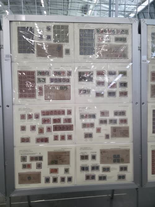 Study of Service Stamps of Cochin — frame 3027, exhibited by K. S. Mohan