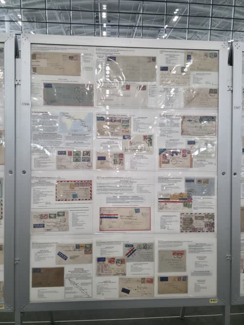 Airmail Linking Australasia and North America 1919-1947 — frame 3306, exhibited by Chris Dalton
