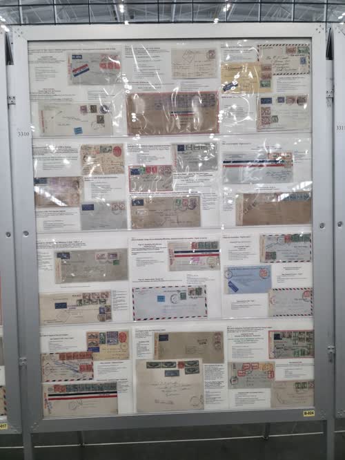 Airmail Linking Australasia and North America 1919-1947 — frame 3310, exhibited by Chris Dalton