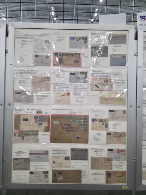 Airmail Linking Australasia and North America 1919-1947 — frame 3312, exhibited by Chris Dalton
