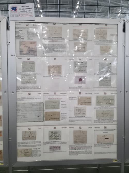 Mauritius, Development of Maritime Mail — frame 3313, exhibited by Dr. Harald Lang, FRPSL
