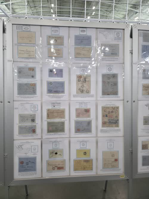 Delta Collection (Egypt Postal History) 1700-1879 — frame 3322, exhibited by Mamdouh Mosly