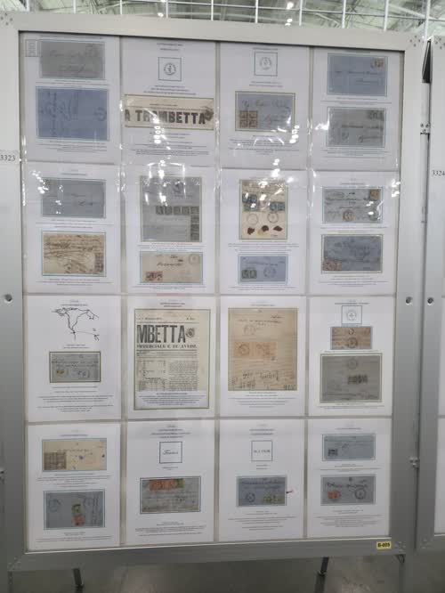 Delta Collection (Egypt Postal History) 1700-1879 — frame 3323, exhibited by Mamdouh Mosly