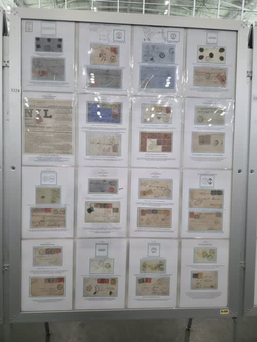 Delta Collection (Egypt Postal History) 1700-1879 — frame 3324, exhibited by Mamdouh Mosly