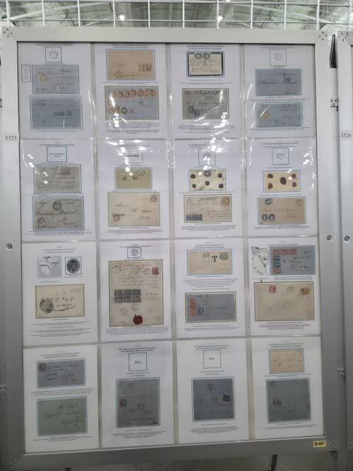 Delta Collection (Egypt Postal History) 1700-1879 — frame 3325, exhibited by Mamdouh Mosly