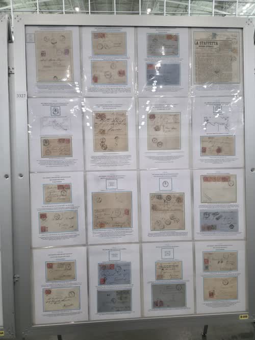 Delta Collection (Egypt Postal History) 1700-1879 — frame 3327, exhibited by Mamdouh Mosly