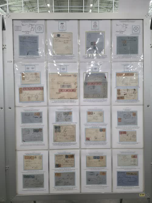 Delta Collection (Egypt Postal History) 1700-1879 — frame 3328, exhibited by Mamdouh Mosly