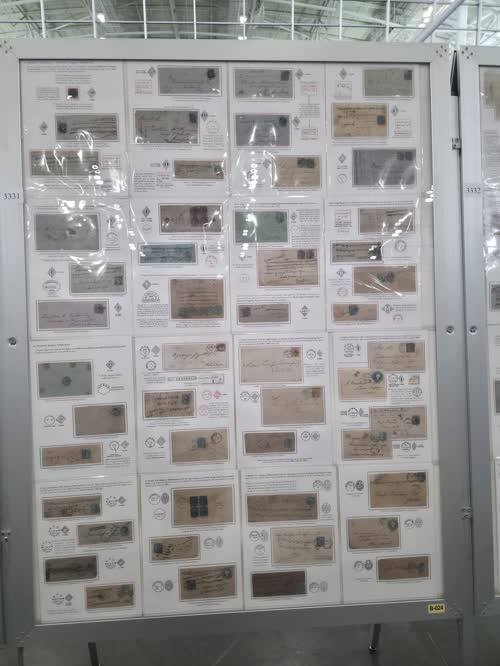Postal History of India, British Era (1854-1876) — frame 3331, exhibited by Rajesh Jhunjhunwala