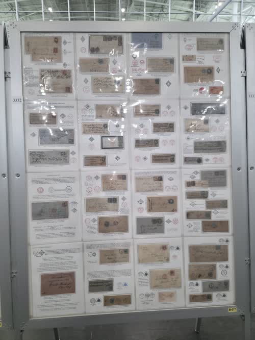 Postal History of India, British Era (1854-1876) — frame 3332, exhibited by Rajesh Jhunjhunwala