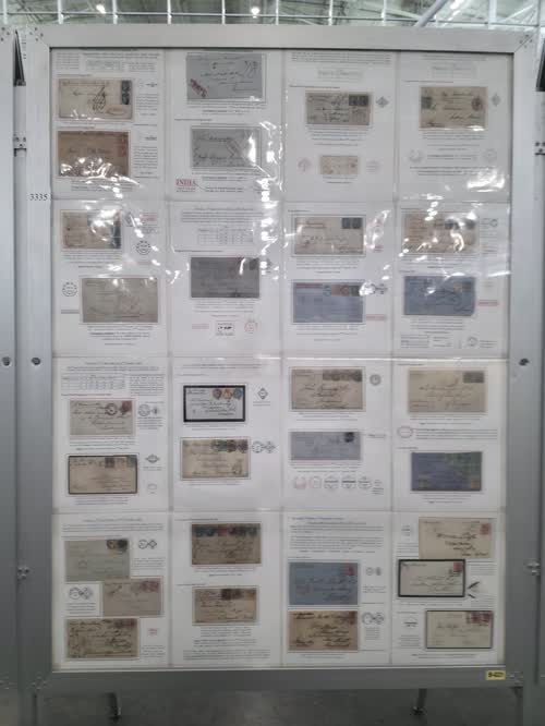 Postal History of India, British Era (1854-1876) — frame 3335, exhibited by Rajesh Jhunjhunwala