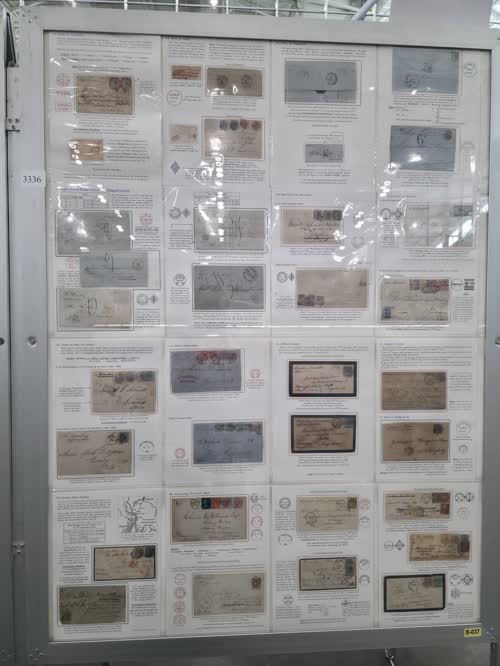 Postal History of India, British Era (1854-1876) — frame 3336, exhibited by Rajesh Jhunjhunwala