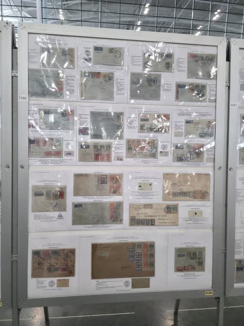 Pan American Airways Trans-Pacific Service Airmail Rates from Thailand (1937-1941) — frame 3386, exhibited by Charnchai Karnasuta