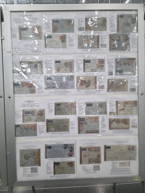 Pan American Airways Trans-Pacific Service Airmail Rates from Thailand (1937-1941) — frame 3389, exhibited by Charnchai Karnasuta