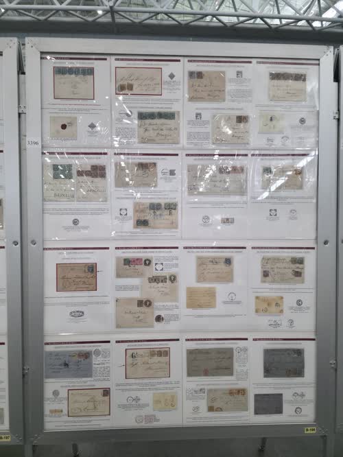 Early India Mails (1800-1902) — frame 3396, exhibited by Santpal Sinchawla