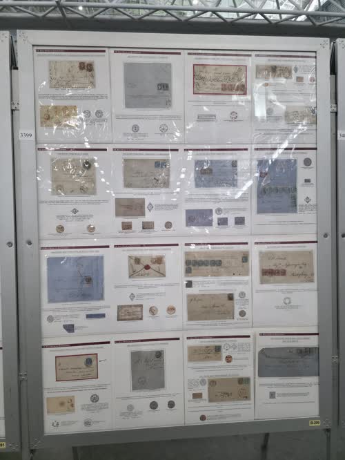 Early India Mails (1800-1902) — frame 3399, exhibited by Santpal Sinchawla